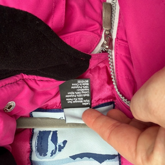 Vintage 90s Obermeyer Pink Ski Snow Coat Jacket Size 6 Petite Women’s Small - Picture 4 of 13